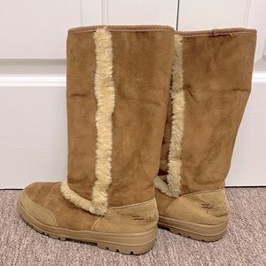 Faux fur faux ugg boots